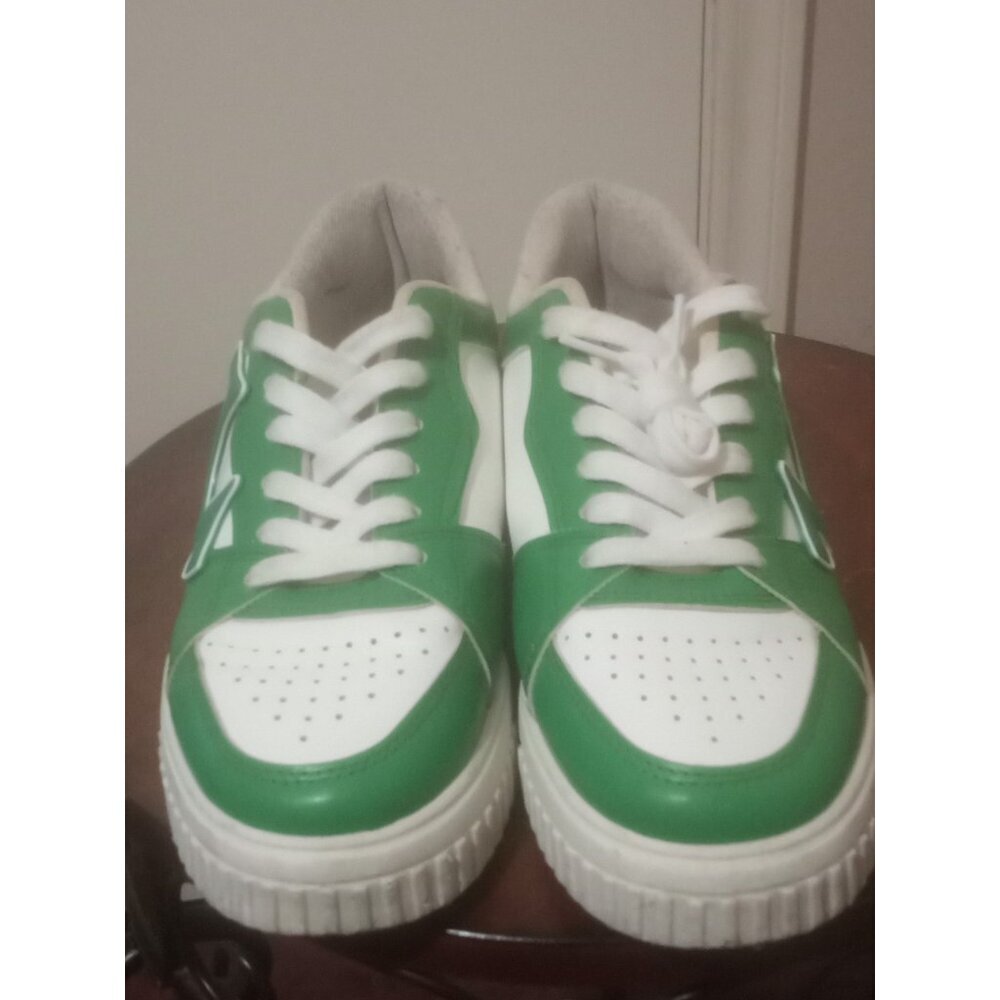 True Religion ‘Stasha’ Women’s Green & White Fashion Sneakers – Size US 9 - Picture 5 of 13